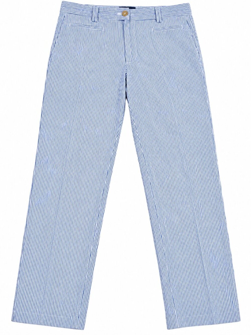 Light Blue and White Striped Trousers | Ann Taylor | Size 4/L
